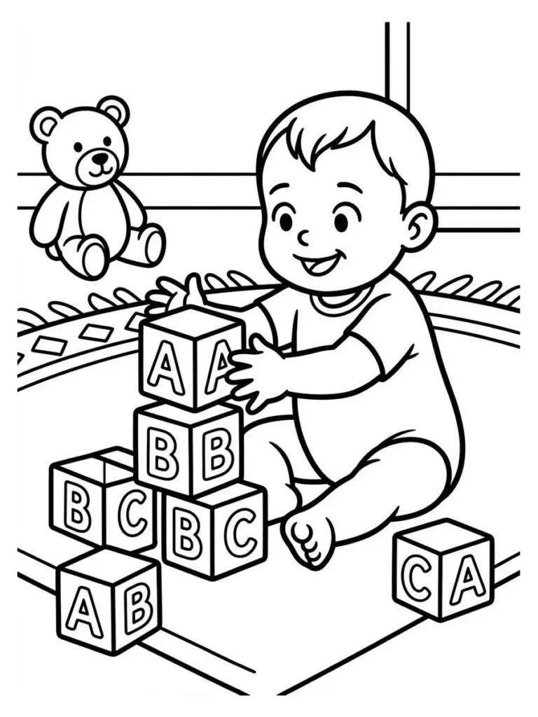 baby coloring sheets_21