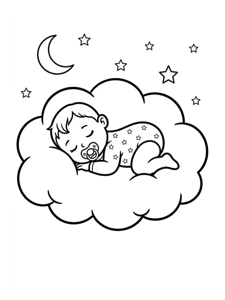 baby coloring sheets_5
