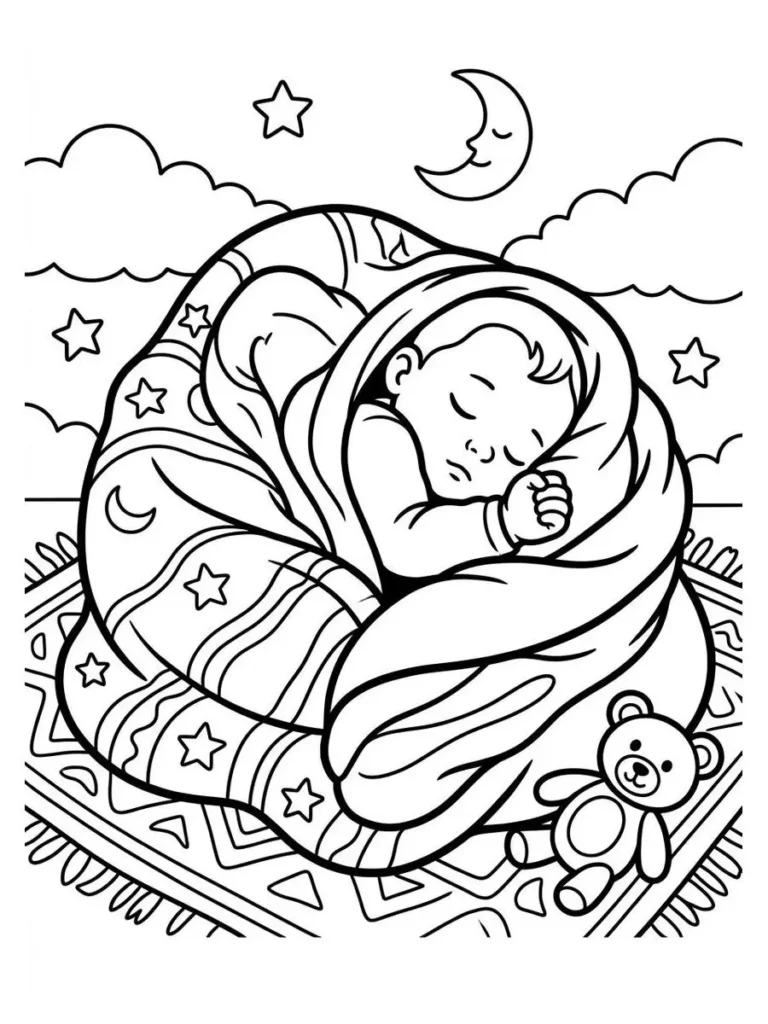 baby coloring sheets_8