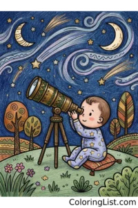baby coloring sheets featured image