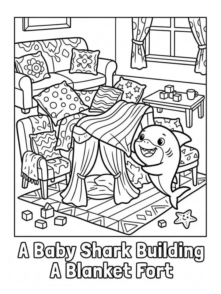 baby shark coloring pages_1