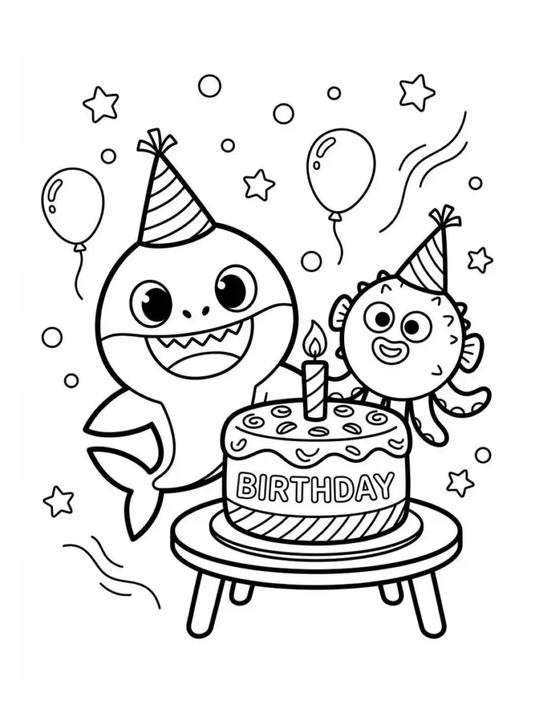 baby shark coloring pages_12
