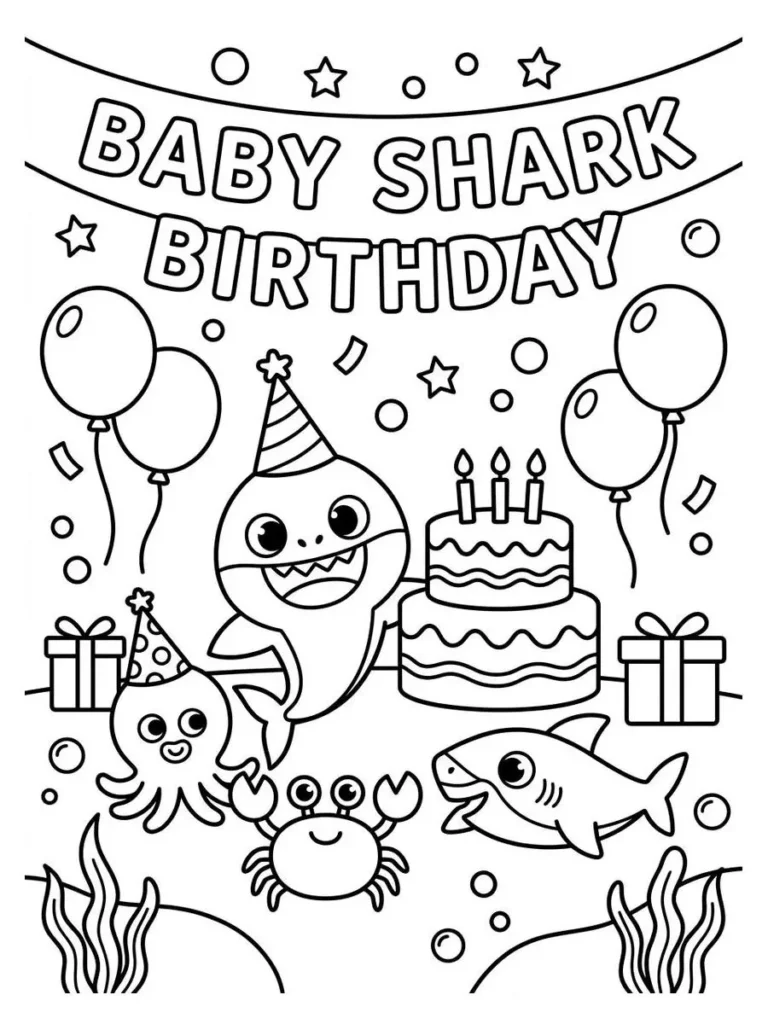 baby shark coloring pages_14