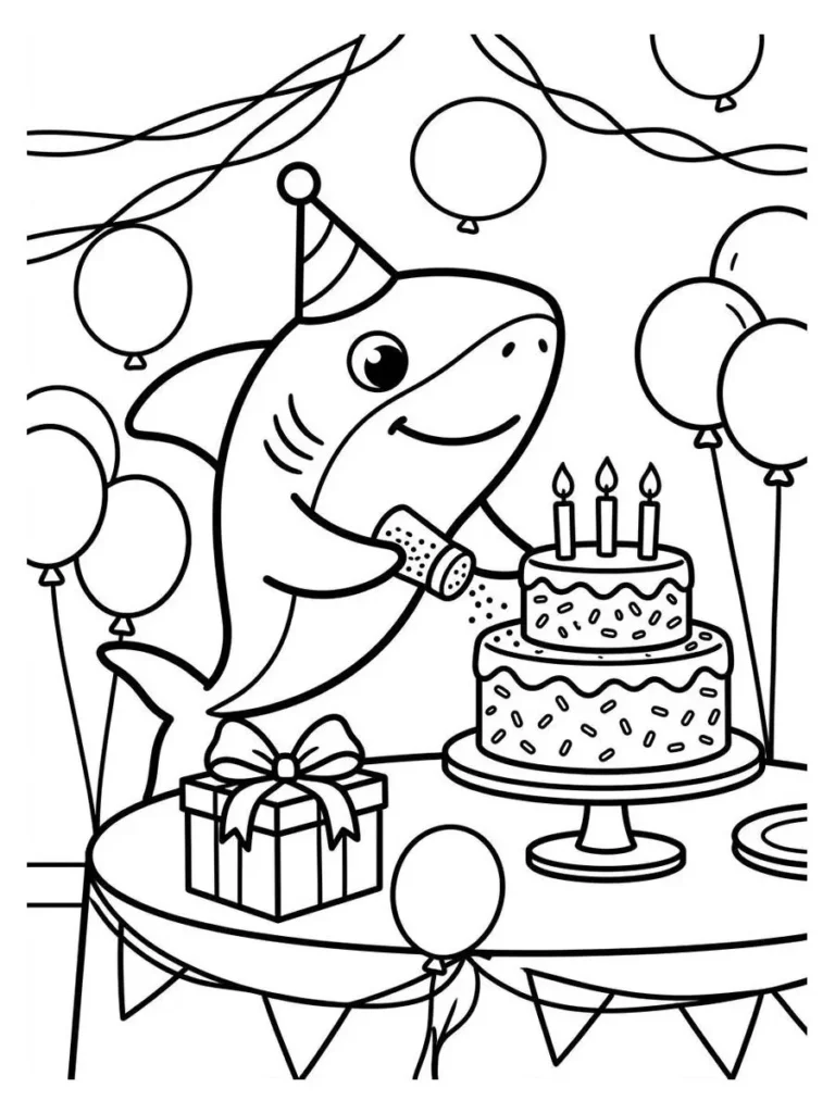 baby shark coloring pages_16