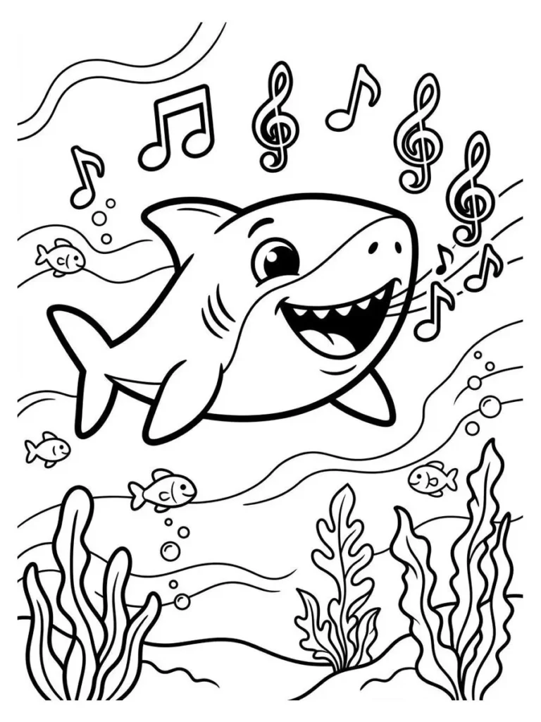 baby shark coloring pages_17