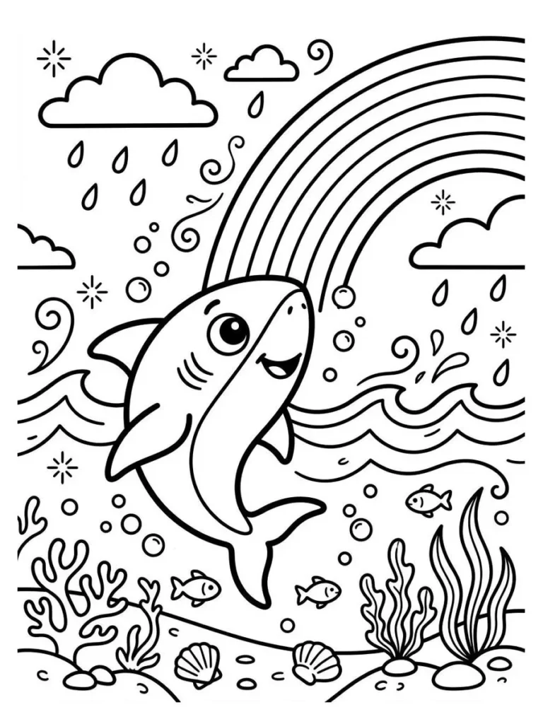 baby shark coloring pages_18