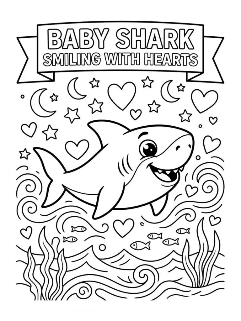 baby shark coloring pages_19