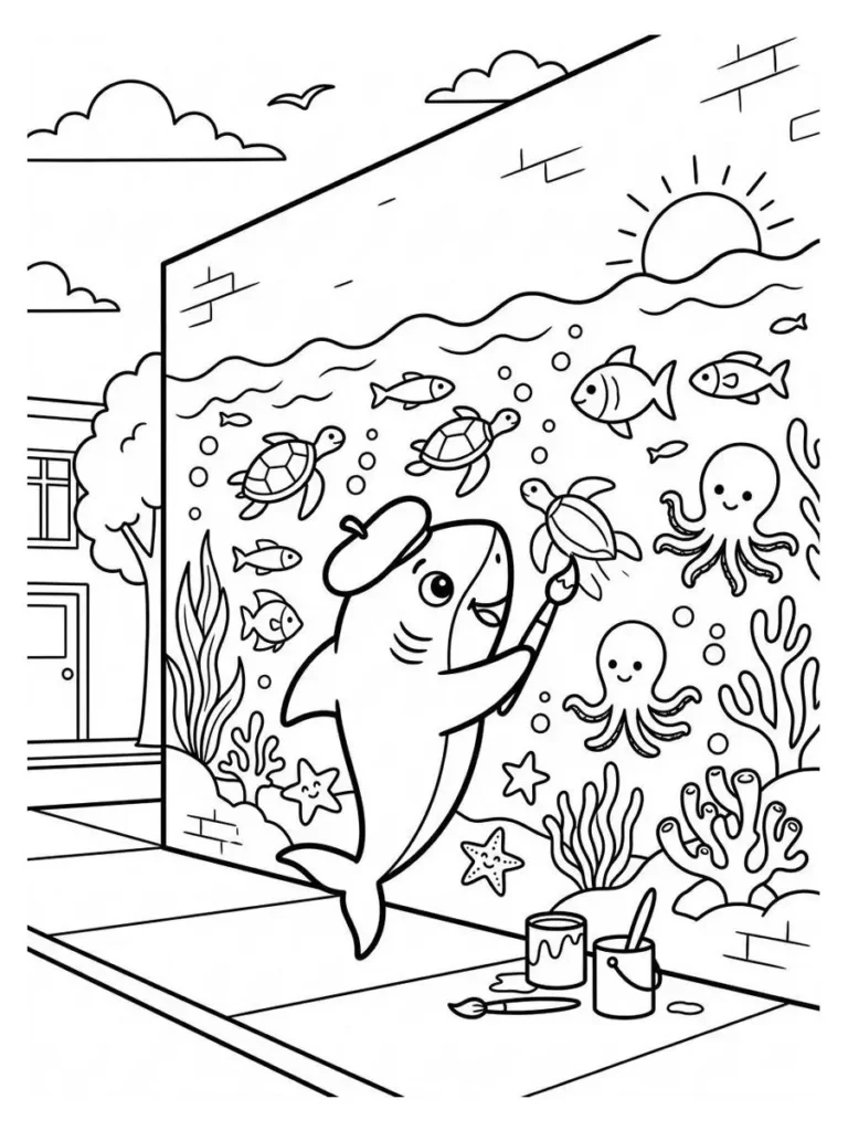 baby shark coloring pages_20