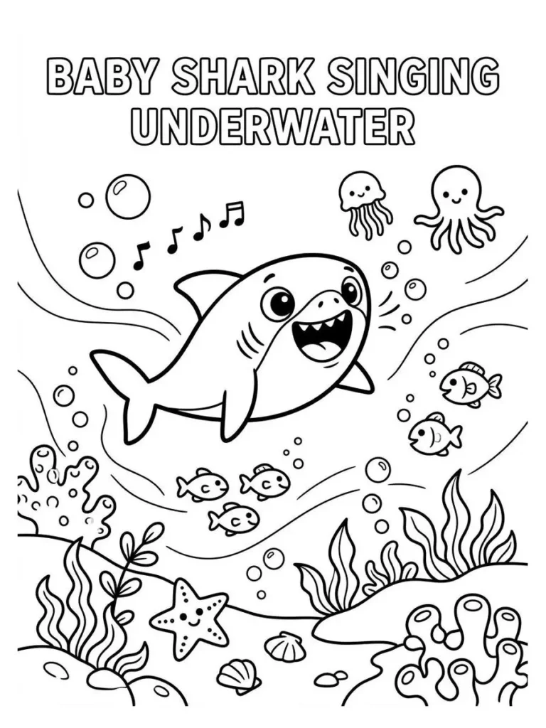 baby shark coloring pages_23