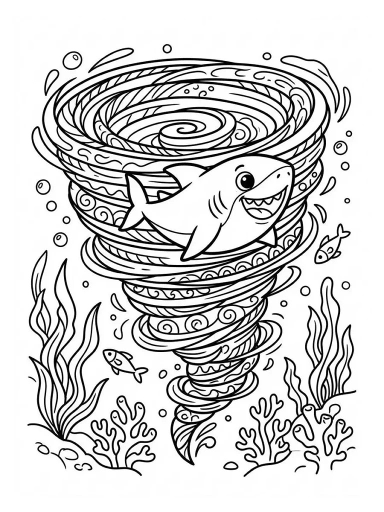 baby shark coloring pages_6