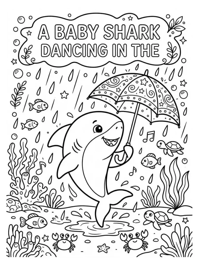 baby shark coloring pages_7
