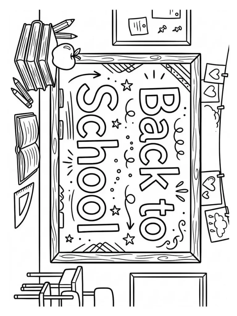 back to school coloring pages_12
