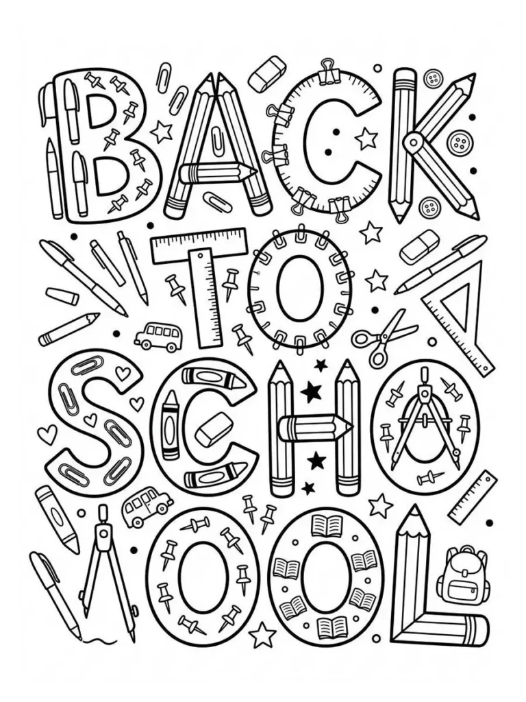 back to school coloring pages_21