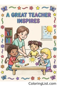 back to school coloring pages featured image