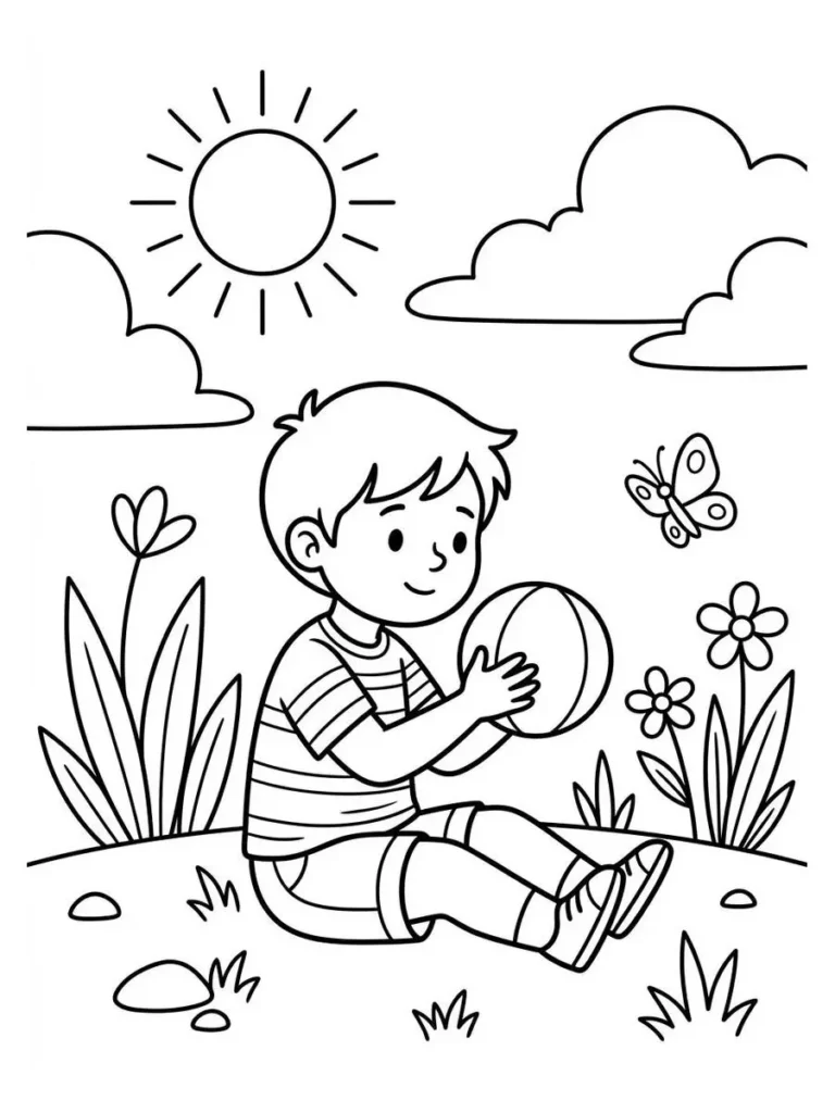 backyard soccer coloring page_10