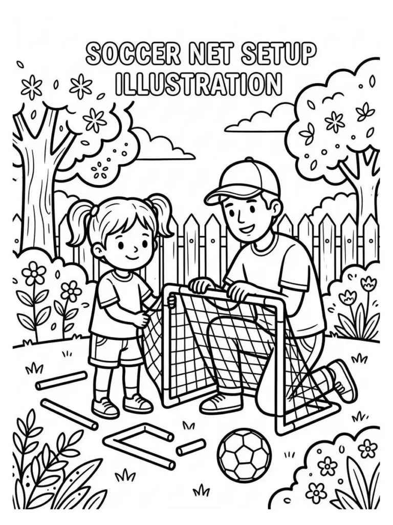 backyard soccer coloring page_21
