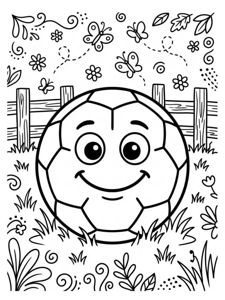 backyard soccer coloring page_23