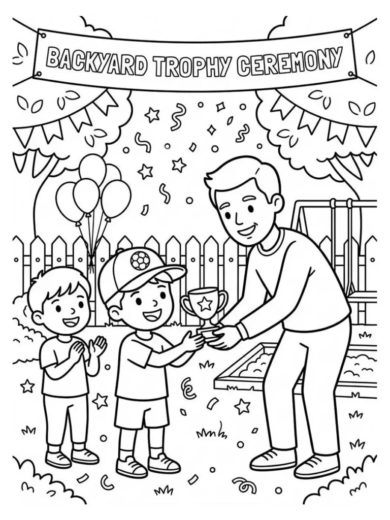 backyard soccer coloring page_24