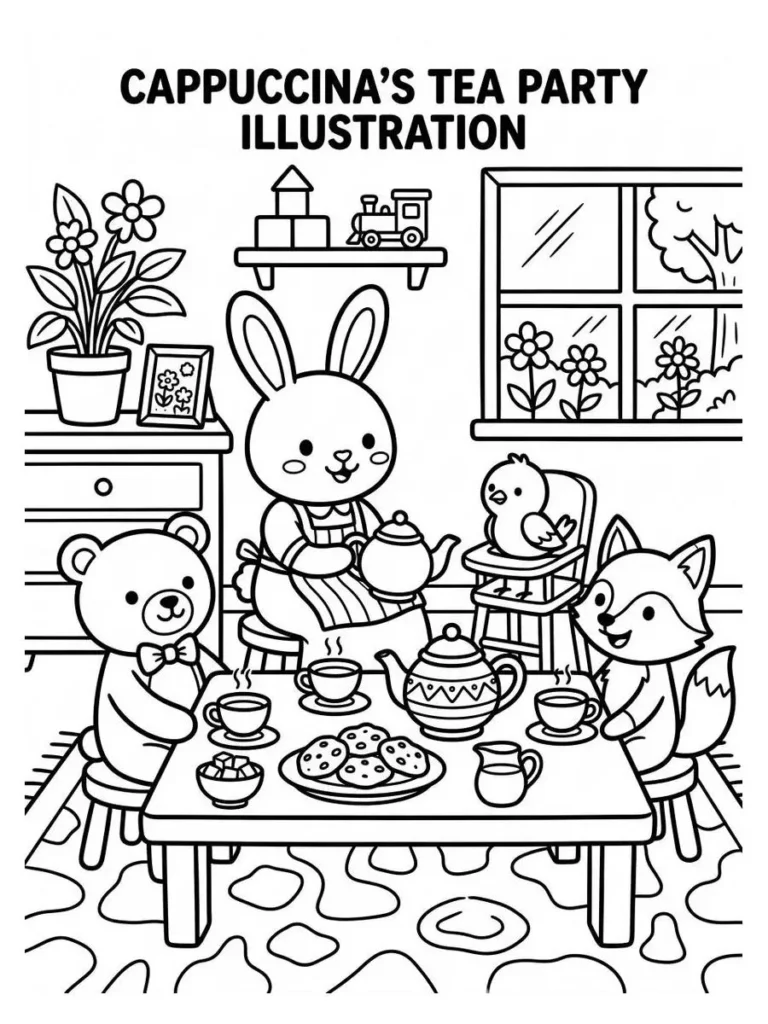 ballerina cappuccina coloring sheets_10