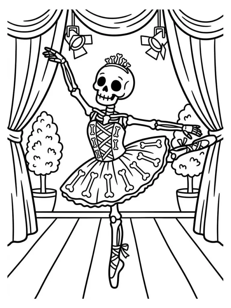 ballerina cappuccina coloring sheets_13