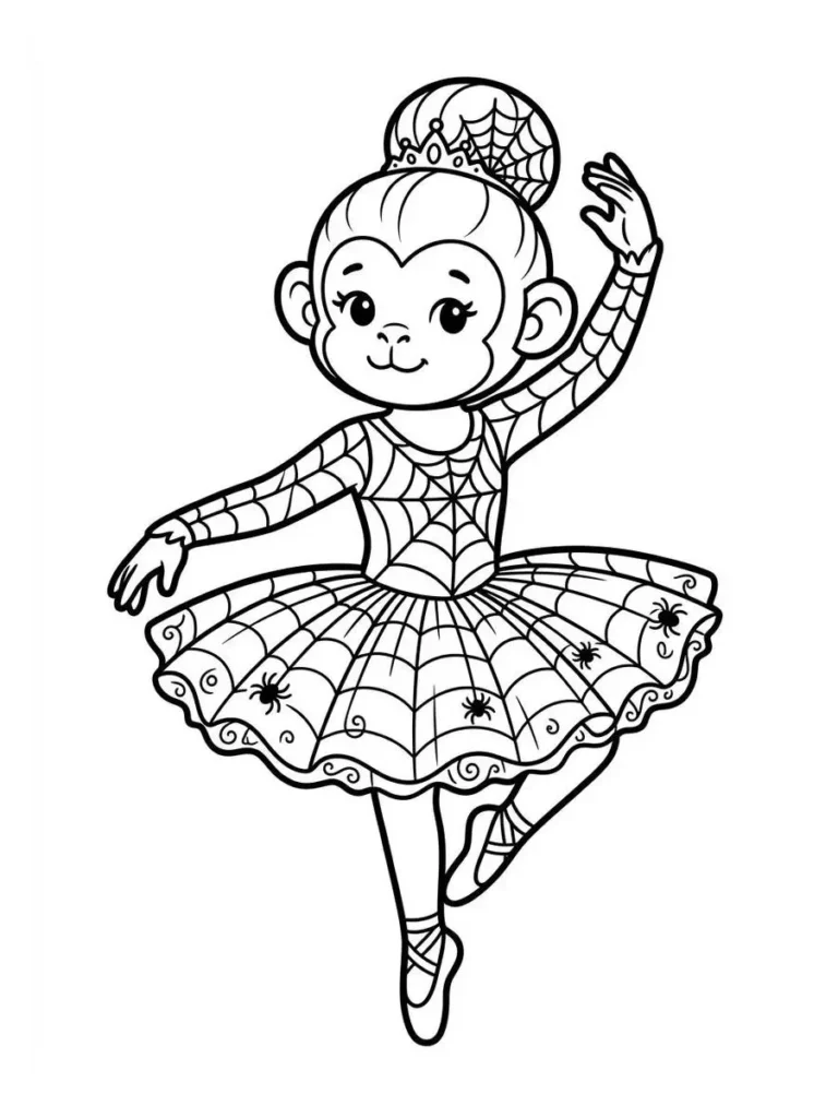 ballerina cappuccina coloring sheets_16