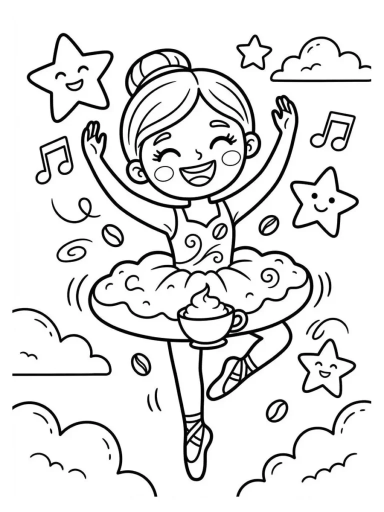 ballerina cappuccina coloring sheets_19