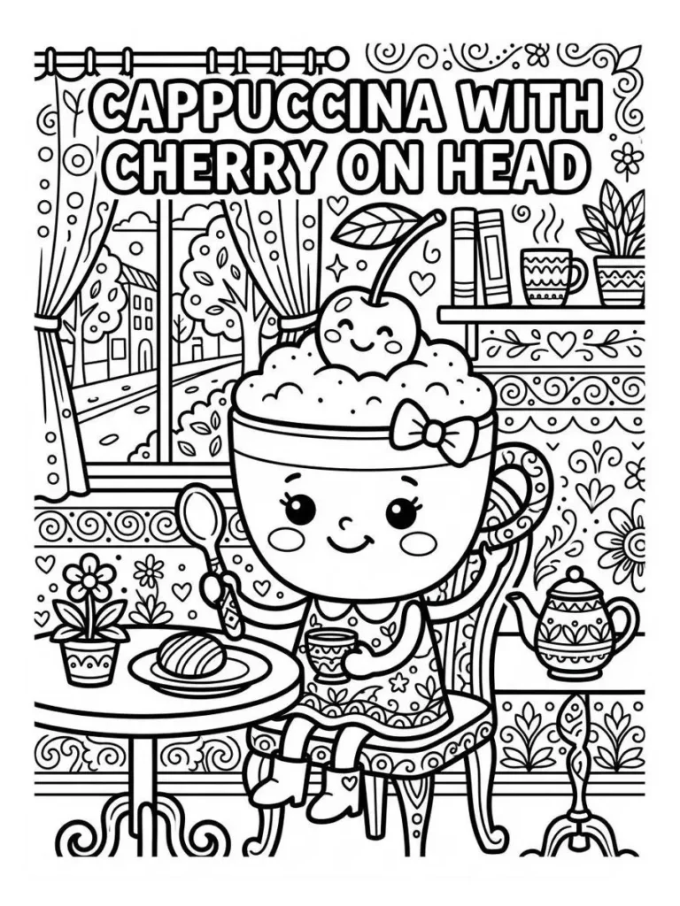 ballerina cappuccina coloring sheets_30
