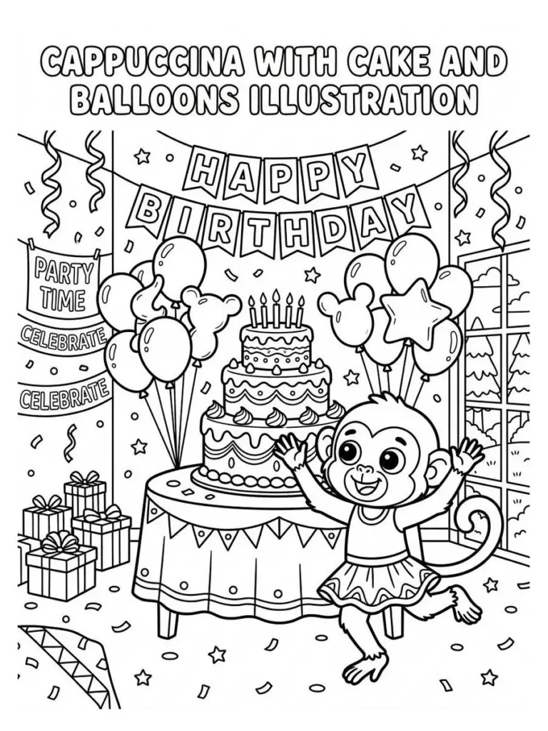 ballerina cappuccina coloring sheets_7