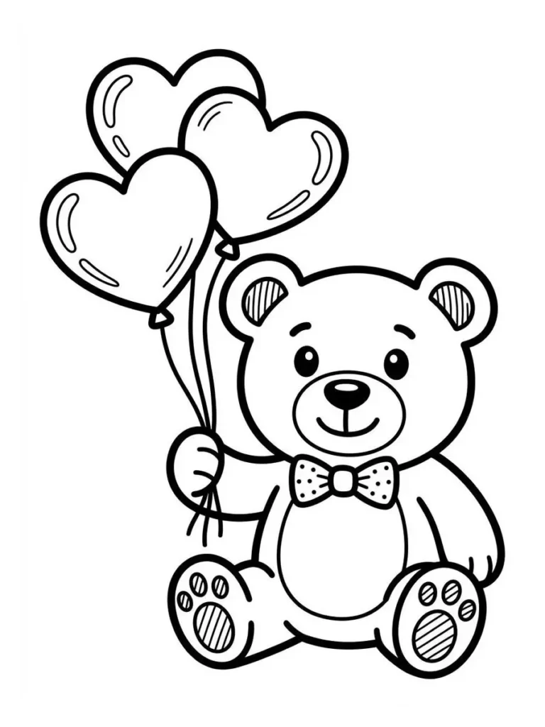 balloon coloring page_1