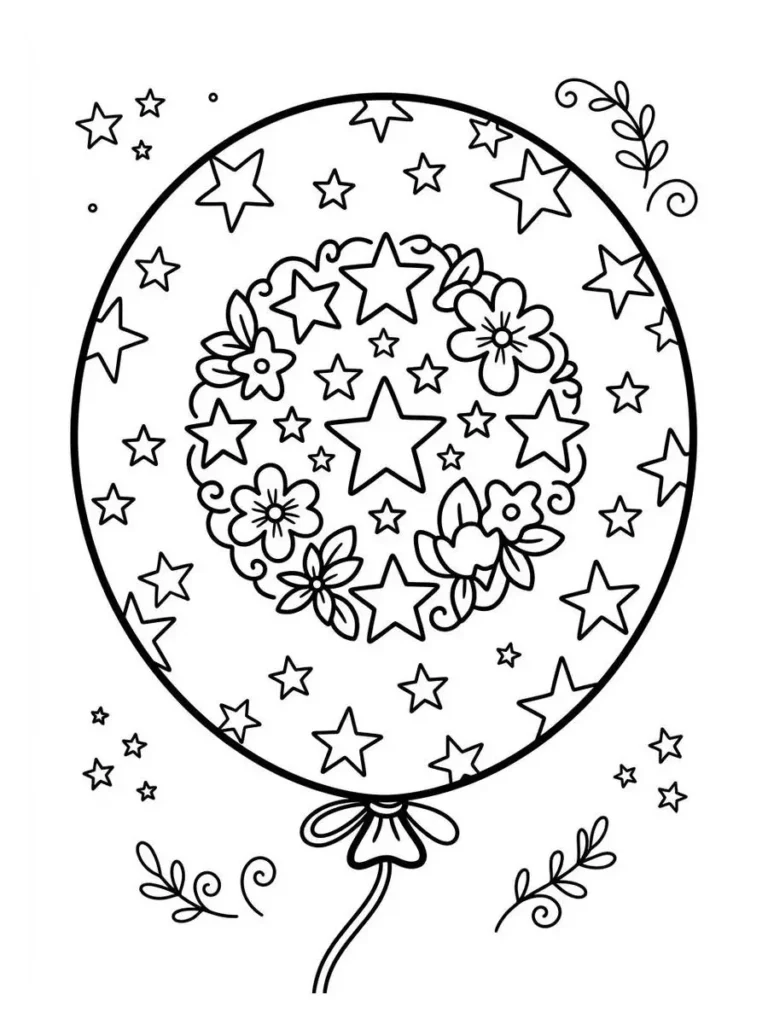 balloon coloring page_10