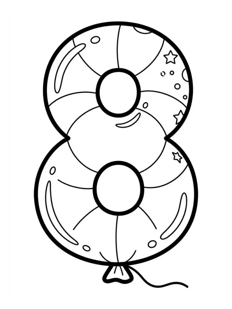 balloon coloring page_12