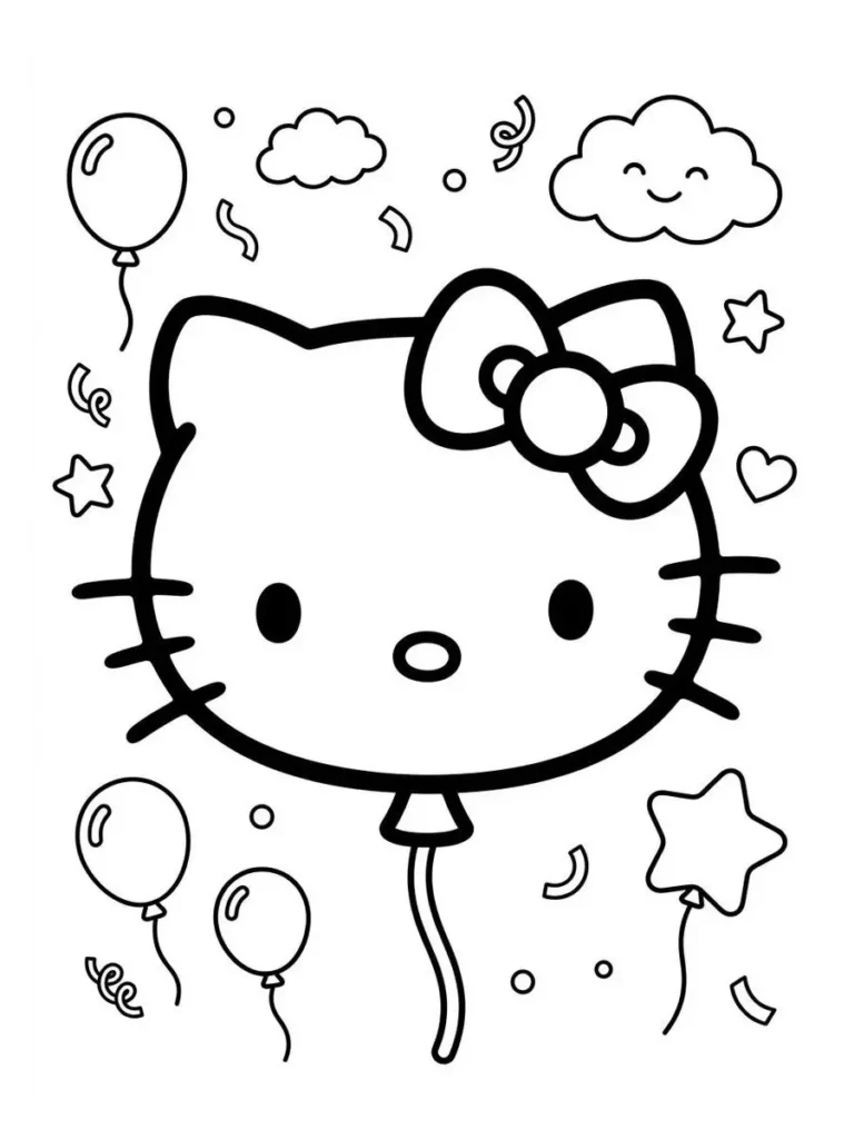 balloon coloring page_15