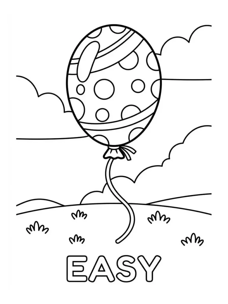 balloon coloring page_16