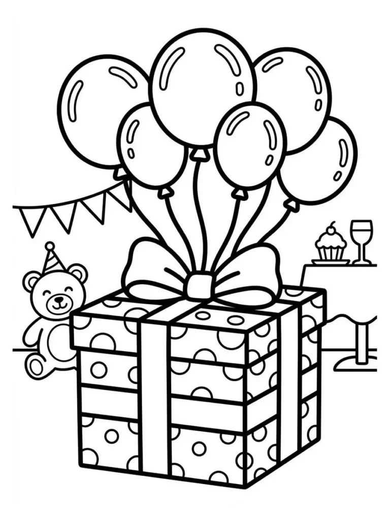 balloon coloring page_17