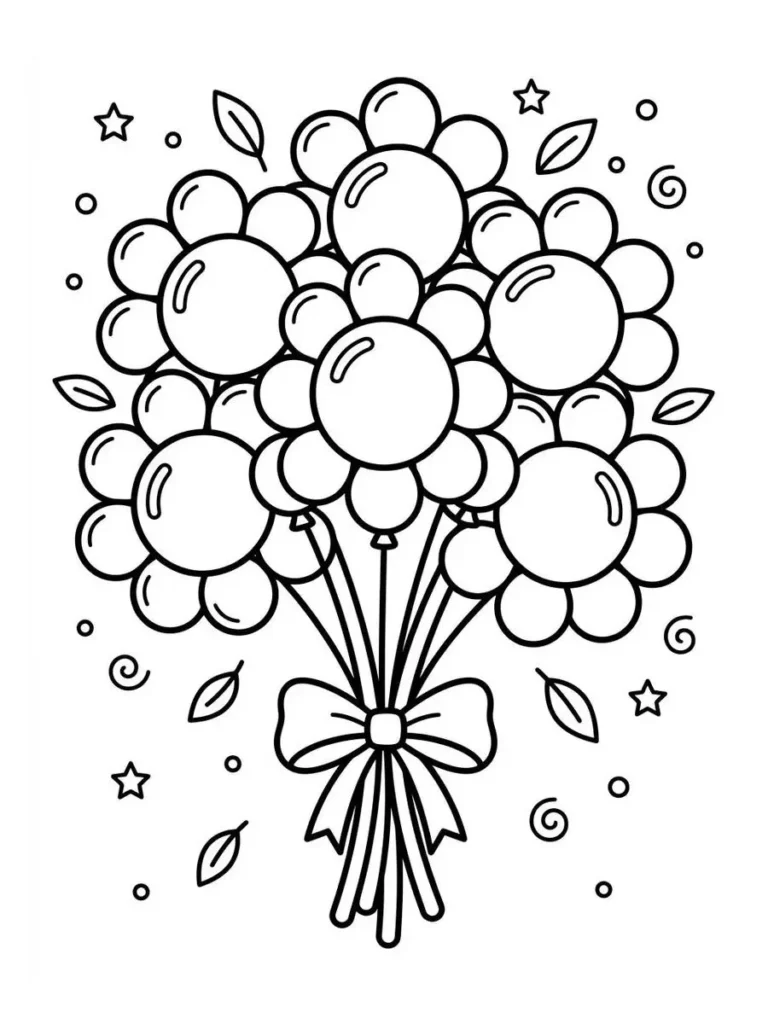 balloon coloring page_22