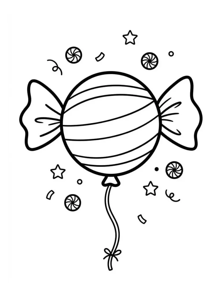 balloon coloring page_27