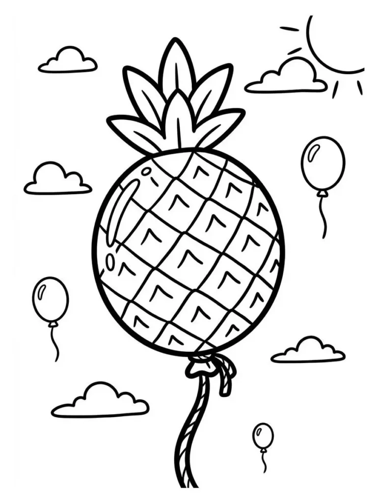 balloon coloring page_28