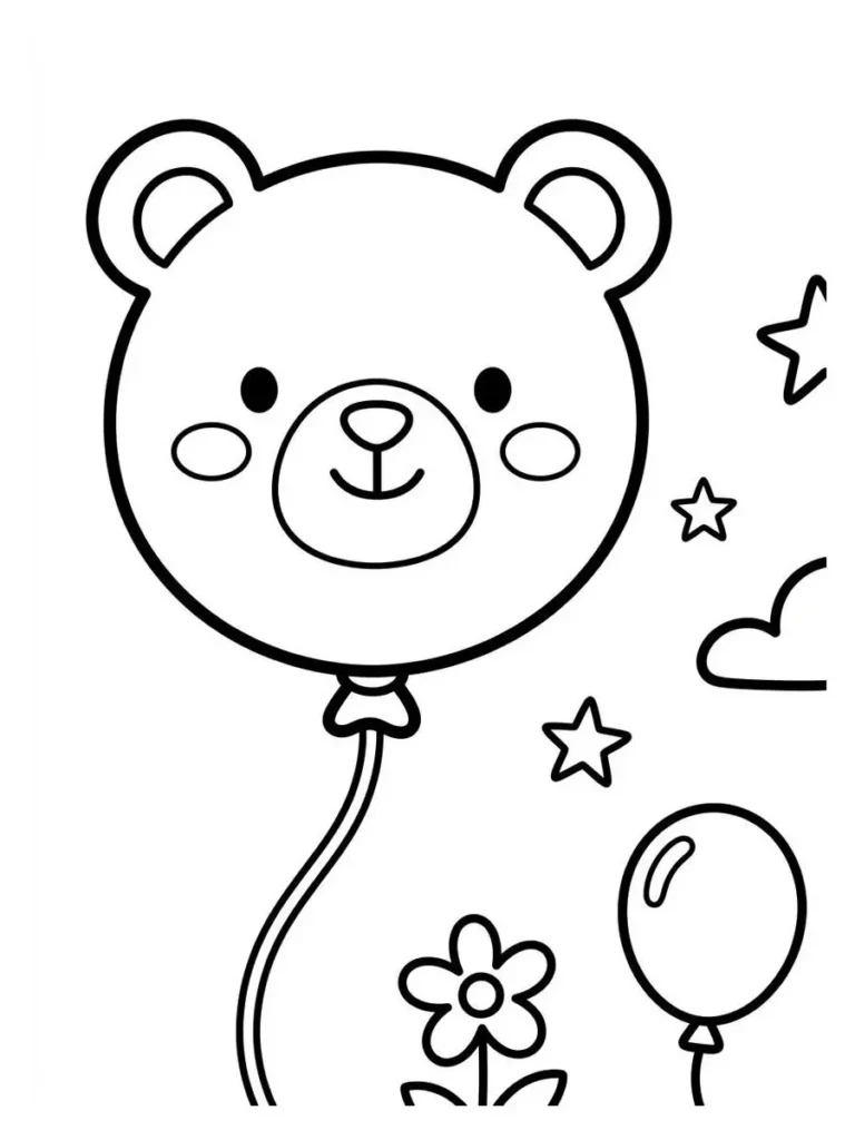 balloon coloring page_29