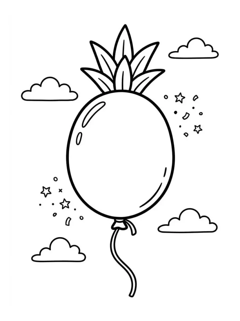 balloon coloring page_33