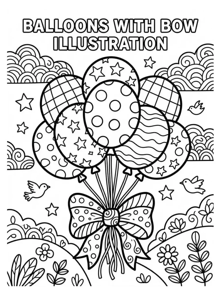 balloon coloring page_35