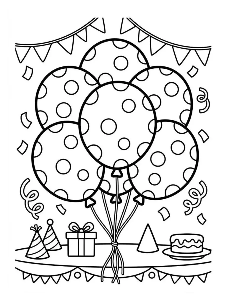 balloon coloring page_6