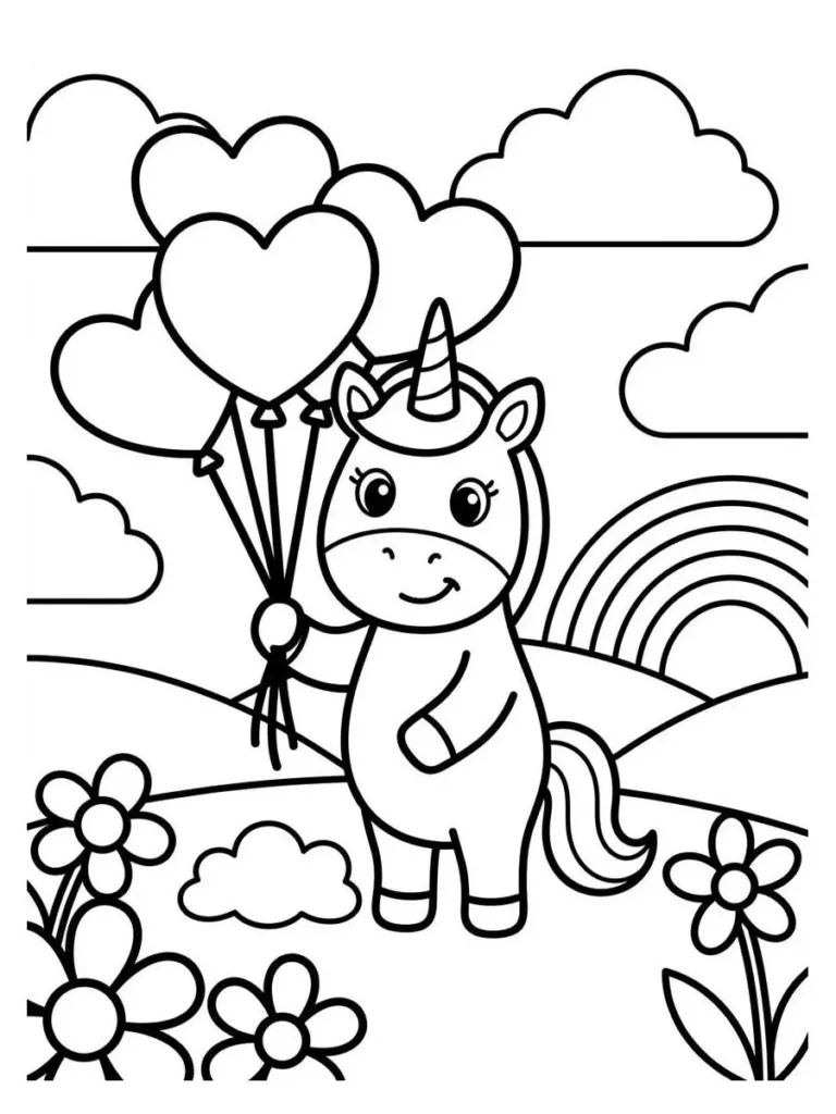 balloon coloring page_9