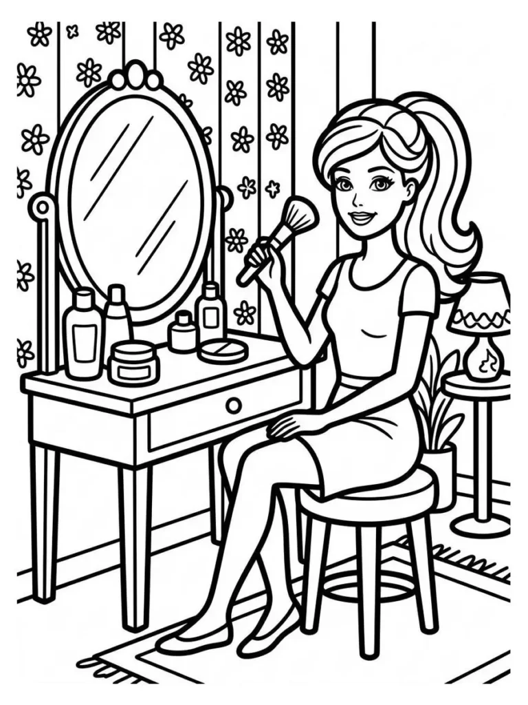 barbie coloring pages_1