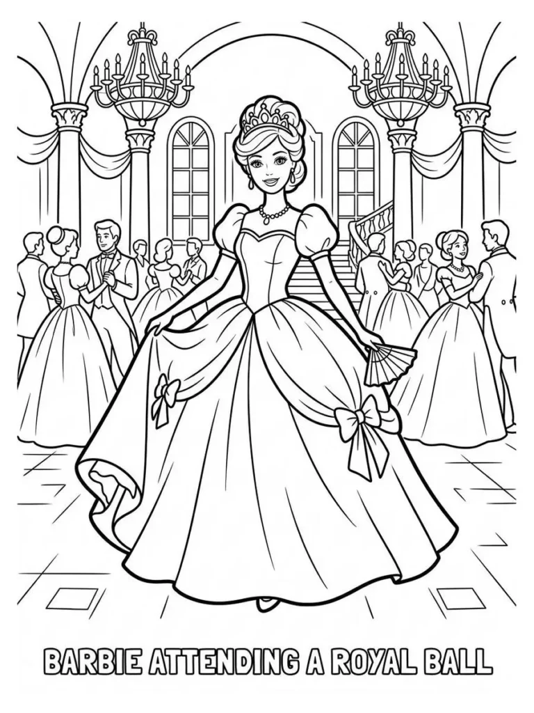 barbie coloring pages_11