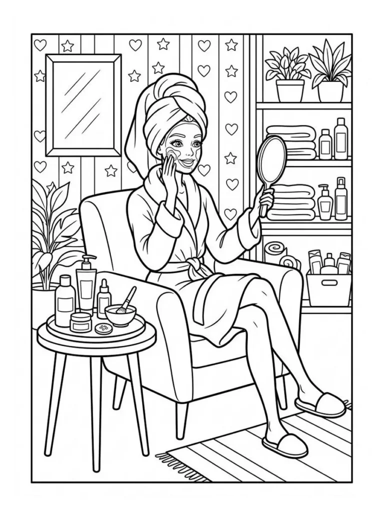 barbie coloring pages_17