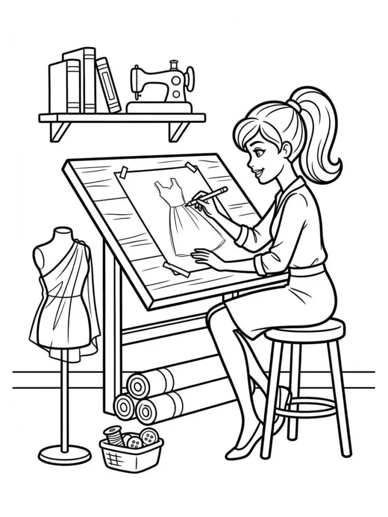 barbie coloring pages_20