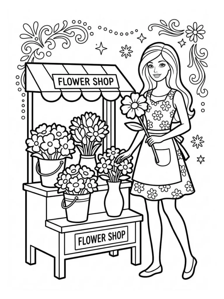 barbie coloring pages_26