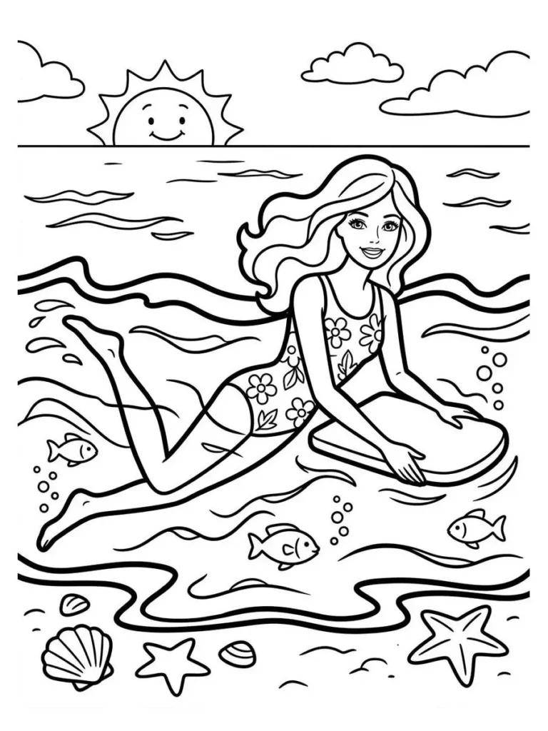 barbie coloring pages_3