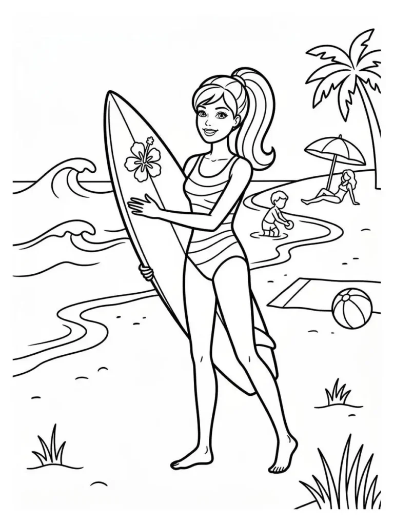 barbie coloring pages_4