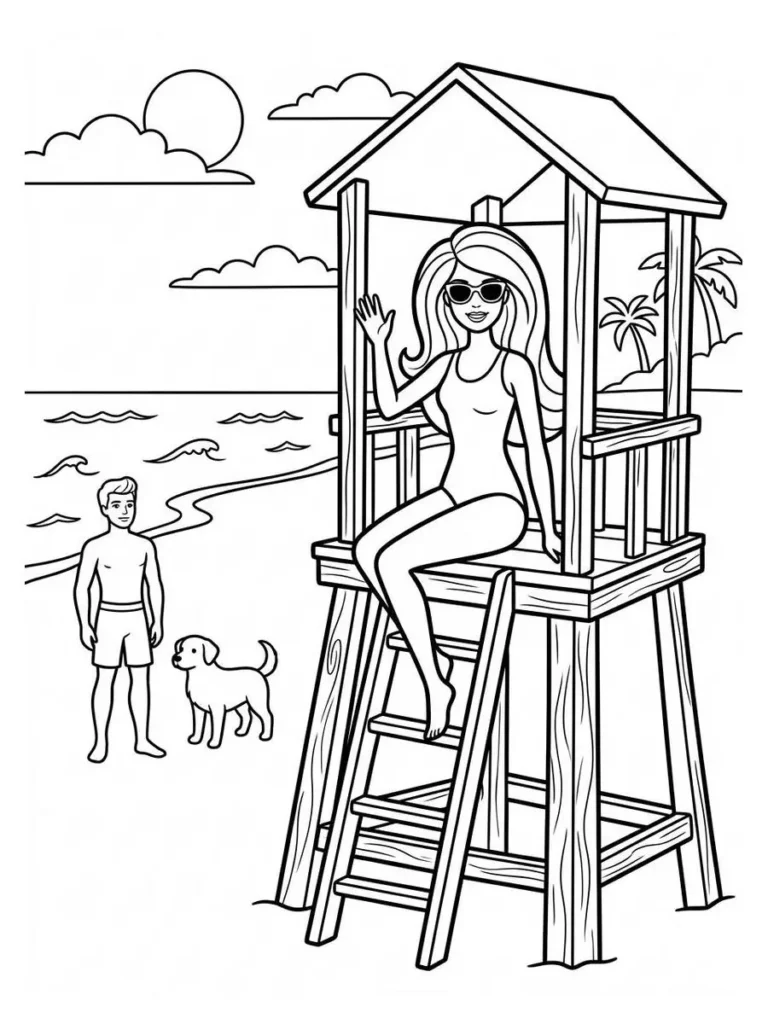 barbie coloring pages_40
